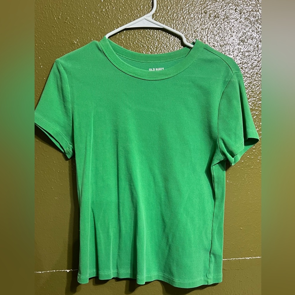 Old Navy Vibrant Green Kids Tee